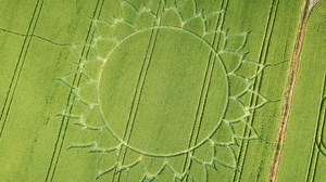 Patterns in the Harvest: Aerial Views of Crop Circle Mysteries - Worldwide