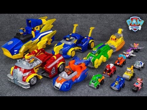 Paw Patrol Mighty Pups Vehicles Collection | Moto Pups Rescue Vehicles & Mini Cars Collection