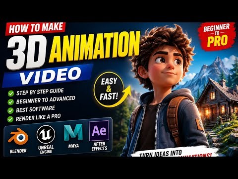 how to create 3D animation video|Make professional 3D animation using AI