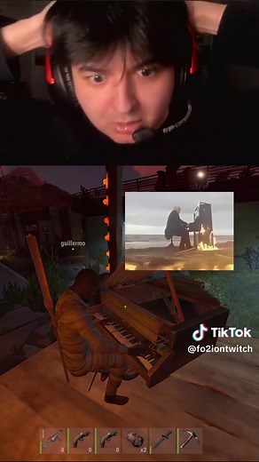 best piano man in Rust #rust #rusttok #rustfunnymoments #fozi | Moonlight Sonata 3rd Movement
