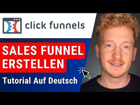 Sales Funnel erstellen mit ClickFunnels Tutorial auf Deutsch 🚀