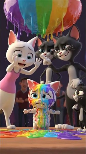 Cat Moms in a Hilarious Ice-Cream Prank! 🍦✨ | Cute 3D Animated Short #catlovers