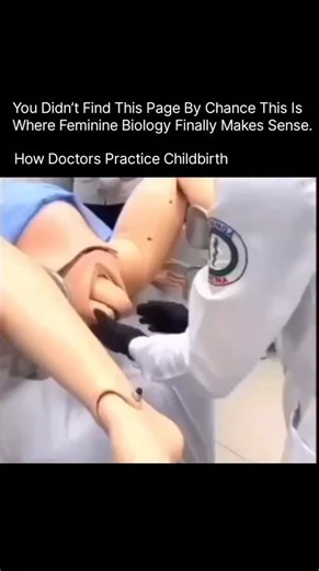 Periods | Hormones | Fertility on Instagram: "Before they ever assist in a real delivery, doctors and nurses go through advanced medical simulations that closely copy the real labor room environment. They train on high-tech birthing mannequins that can breathe, bleed, cry, and even show dangerous complications like breech position, umbilical cord around the neck, shoulder dystocia, and heavy bleeding. These simulations help them learn how to monitor contractions and fetal heartbeat, guide correc