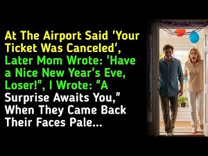 At The Airport Said 'Your Ticket Was Canceled', Later Mom Wrote: 'Have a Nice New Year's Eve, Loser!