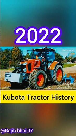 Kubota Tractor evolution video history 1960-2025 #tractorevolution #shortvideo