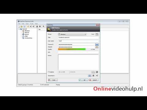 Wachtwoorden beheren met Keepass