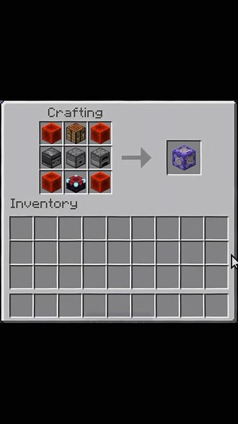 crafting command block moment #minecraft #shorts #youtube
