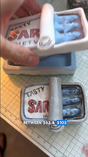 Making Sardine Can 2.0 with. Fish #ceramics