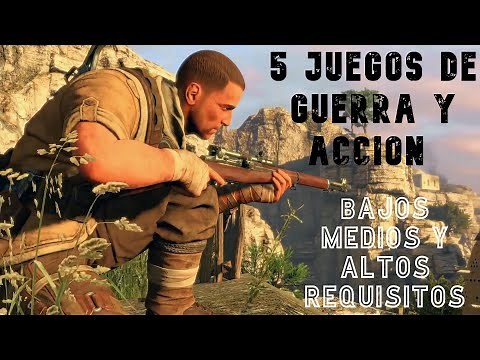 Top 5 juegos de guerra y acción para PC (bajos, medios y altos requisitos) + requisitos