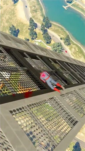 GTA 5 EPIC SPIDERMAN RAGDOLL JUMPS/FAILS #shorts #spiderman #gta5