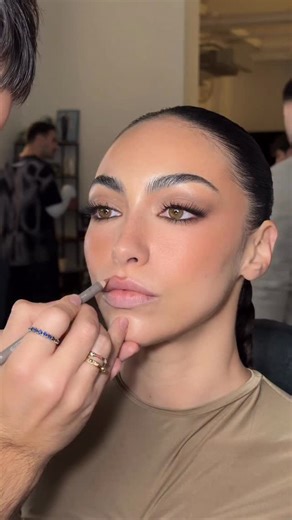 NABLA Cosmetics on Instagram: "From backstage to spotlight: this is the behind the scene of the NABLA x @mrdanielmakeup Iconic Lips Capsule 🤎 Watch the signature shade 𝗗𝗔𝗡𝗜 come to life on our beloved @valentinacabassi Backstage vibes. Signature shade. Iconic moments. #NABLA #NABLACosmetics #NABLAXMRDANIEL"