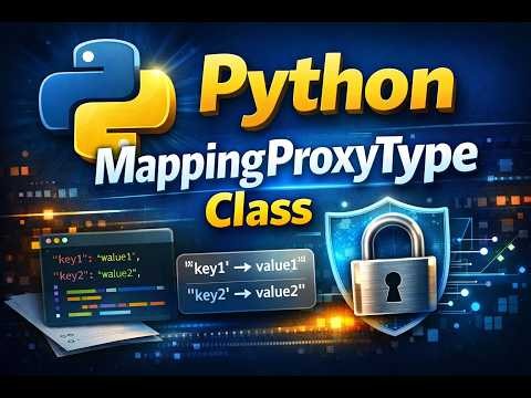 MappingProxyType in Python Explained | Immutable Dictionary Proxy Class