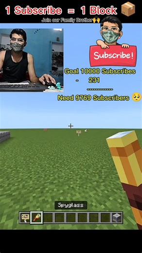 1 Sub = 1 Block 😳 Pyramid Challenge STARTS! | Hour 0 🧱🔥 #1Sub1Block #Minecraft #Gaming #Shorts