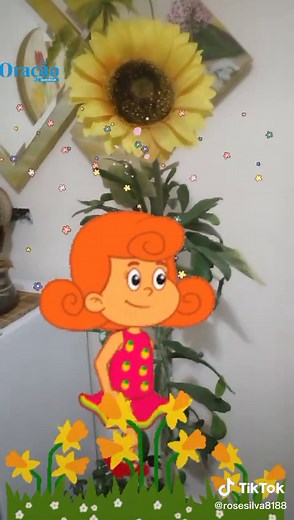 Prayer and Meditation with Whimsical Cartoon Character