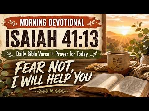 Daily Bible Verse + Prayer for Today | Isaiah 41:13 | Morning Devotional