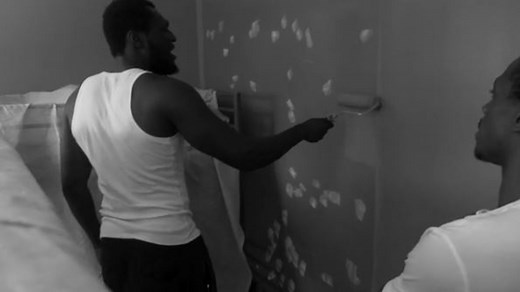 Stormzy's surprise paint job for teen's bedroom