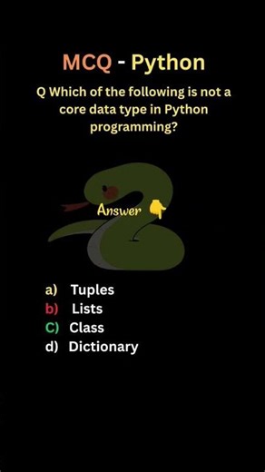 MCQ Questions Python programming ,#python ,#programming ,#correctcoding ,#frontendcourse