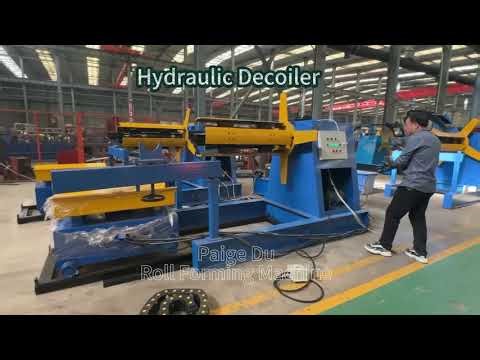 Automatic Hydraulic Coil Decoiler--video