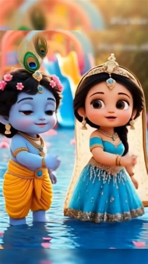 radha krishna dance ❤️🙏#status #trending #viralsong #cute #krishna #bhaktisong #shorts