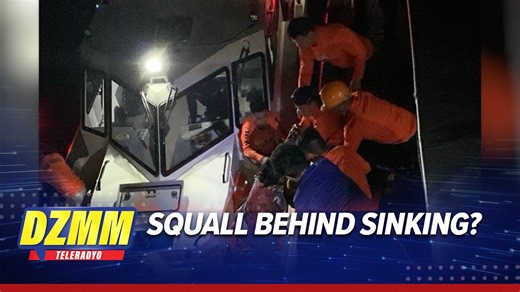 Did a squall cause the sinking of the MV Trisha Kerstin-3, killing 18 people? Coast Guard spokesman Capt. Noemie Cayabyab said a squall is one of the angles being eyed in Monday’s sinking of the passenger ferry, which had over 332 passengers on the manifest. She described a squall or subasko as a sudden strong gust of wind and waves that causes boats to capsize. “Itong squall o subasko, hindi nade-detect ng PAGASA. Bigla itong makaka-experience sa area ng sudden increase ng windspeed, biglang la