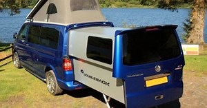 VW Transporter Turns Into A Camper With Extendable Rear Pod [Video]