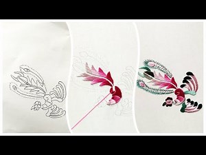 Hand Embroidery for Beginners: Embroidery Phoenix from Chinese traditions跟我學刺繡（初學者刺繡）：中國傳統刺繡鳳凰圖案
