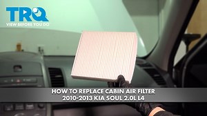 How to Replace Cabin Air Filter 2010-2013 Kia Soul 20L L4