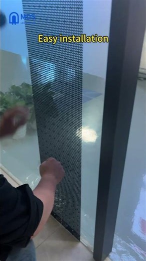 See-Through Magic: MDS Transparent LED Display in Action#leddisplay #transparentledscreen #led