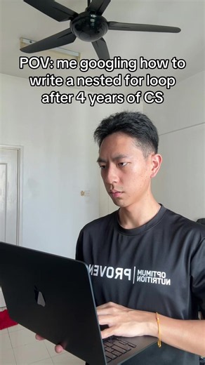 How to write a nested for loop after 4 years of CS