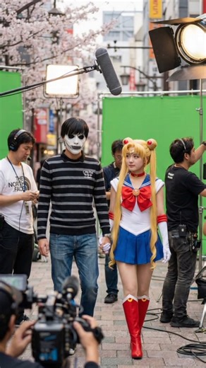 SAILOR MOON BEHIND THE SCENES #shorts #shortsvideo #shortsfeed #sailormoon