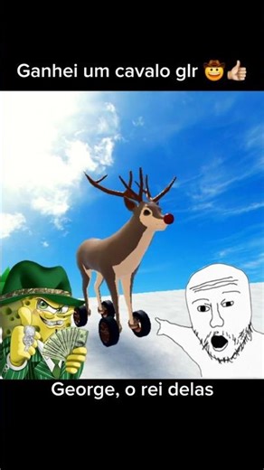 Galera, olhem o meu novo cavalo #meme #shorts #what #roblox