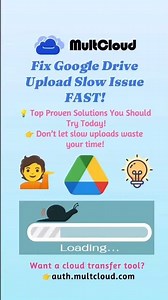 Fix Google Drive Upload Slow Issue