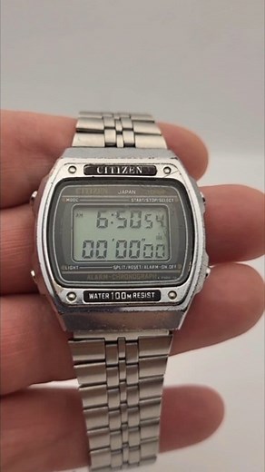 Reloj Citizen digital vintage de los años 1980s... ❤️‍🔥⌚️ prefieres relojes digitales o analógicos? #relojes #watches #Retro #watchphotography #watchcollector #vintage #CitizenWatch #Citizen | spacetime.es