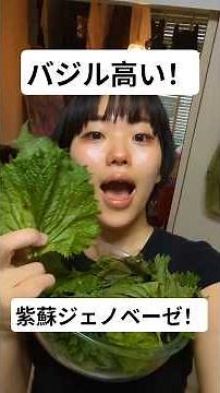 最近毎日これ食べてる🌿‬バジルってシソ科なんですよっ！夏にピッタリ #自炊 #料理 #簡単レシピ #vlog #レシピ