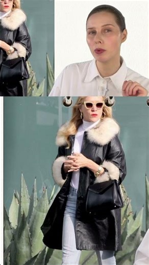 Wearing vintage pieces is incredibly chic.