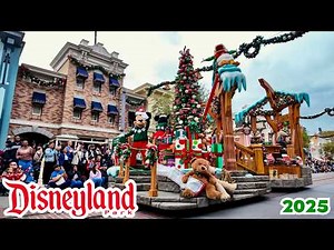 4K Disneyland A Christmas Fantasy Parade 2025 | 60FPS POV