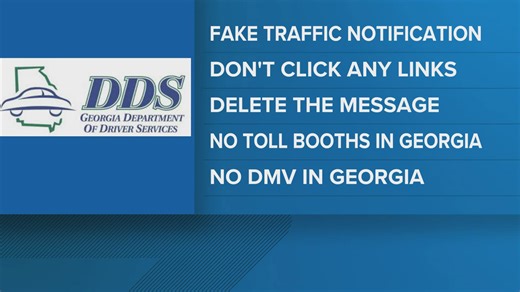 Georgia DDS warning residents about text message scam