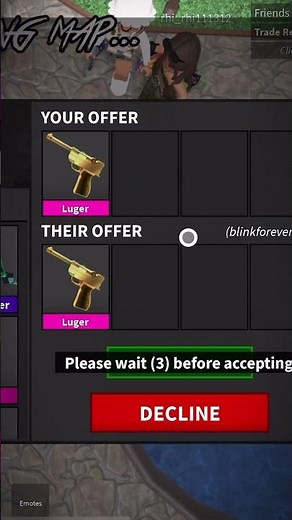 HOW TO GET A FREE LUGER IN MM2🥰 (WORKING 2024) #roblox #fyp #ItsKendra