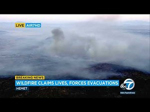 Hemet fire: Evacuation orders remain in effect after 2 killed in 2,400-acre Fairview Fire I ABC7
