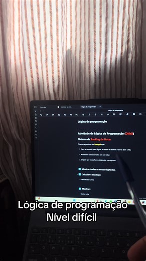 Lógica de programação #programacao #iniciante #java #fy #portugol