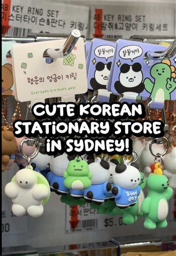Cute Korean stationary store in Sydney! I actually visited them a few times when I was in Korea as their stationary, folders and other stuff have such cute characters😭 can't believe they opened a branch here in Sydney! I controlled myself and only spent about $30~ here? Got the salt bread sticky notes, kimbap deco sticker and some other cute folders😆 📍ARTBOX inside KMALL09, Lidcombe Shopping Centre, Sydney [not sponsored]