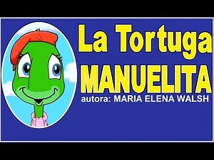 La Tortuga Manuelita (Con Letra) canciones infantiles
