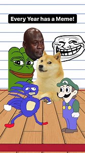 Every year has a meme! The most popular meme from the years 2000-2024! #meme | Animation Rewind