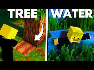 3 Simple Hidden bases in Minecraft!