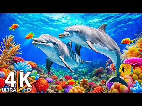 Animals of the Ocean 4K - Beautiful Coral Reefs, Sea Animals & Relaxing Music #21