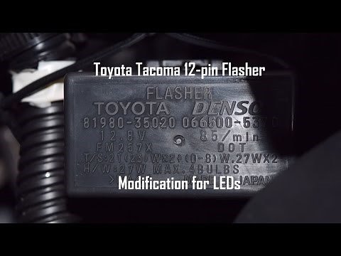 Toyota Tacoma 12 pin Flasher Mod for LEDs