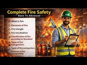 Complete Fire Safety Explained | Fire Triangle, Fire Classes, Fire Extinguishers & Methods