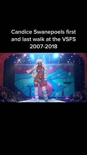 Candice Swanepoels first and last walk at the VSFS 💙✨👼🏼 #victoriassecretfashionshow #victoriassecret #vsfs #candiceswanepoel