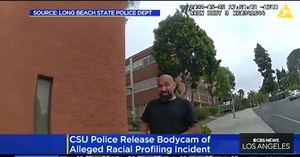 New body cam video released by Cal State Long Beach school PD in racial profiling case involving pro