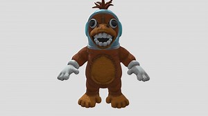 Space Monkey Mascot by LogeeBob - Download Free 3D model by Broken down (@br0k3nd0wn)